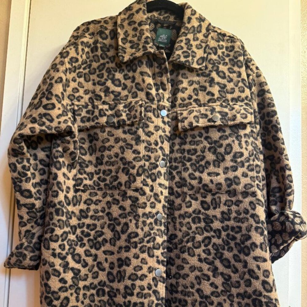 Wild Fable Animal print jacket L